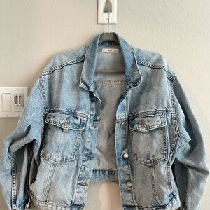 Denim Blue Women's Jacket. Mango